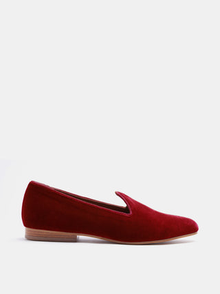 Venetian Slipper / Cloth Collective Red Velvet Venetian Slipper / Cloth Collective Red Velvet