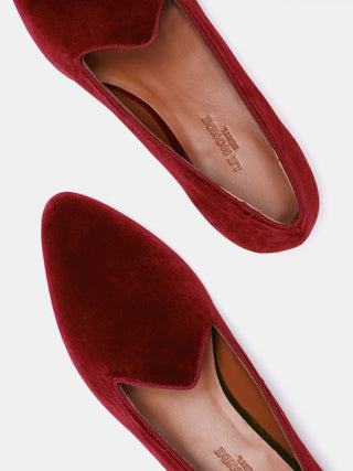 Venetian Slipper / Cloth Collective Red Velvet Venetian Slipper / Cloth Collective Red Velvet