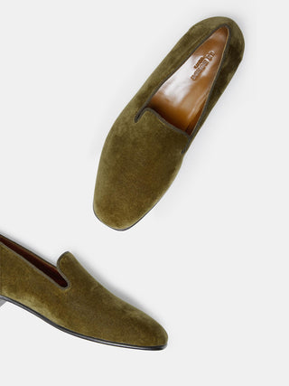 Dana Slipper / Green Velvet Dana Slipper / Green Velvet