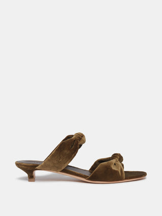 Knot Sandal Kitten / Cork Velvet
