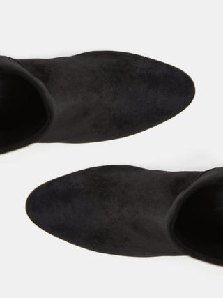 ショートブーツ・ブーティ LE MONDE BERYL FW25 ALLEGRA CHELSEA (ACH CALBLA) Allegra Ankle Boot / Black Suede