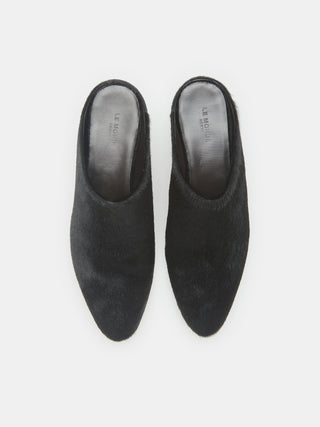 Allegra Mule / Black Calf Hair