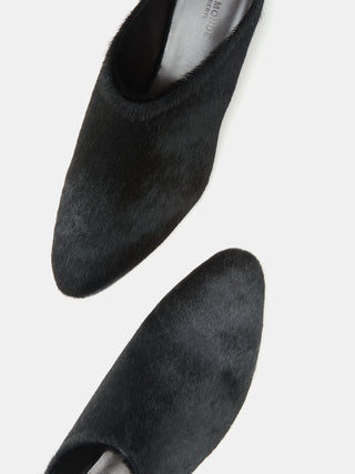 Allegra Mule / Black Calf Hair