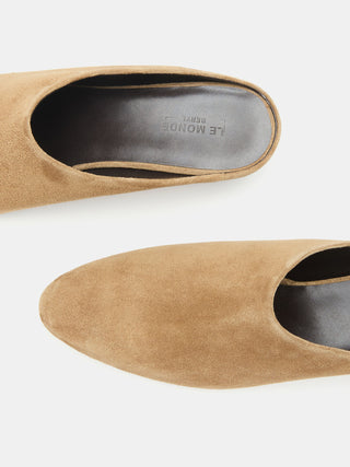 Allegra Mule / Suede Taupe