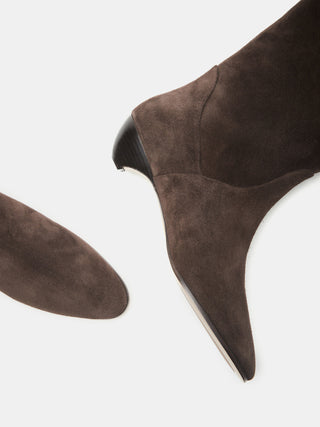 Allegra Riding Boot / Chocolate Suede