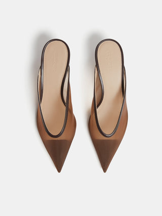 Le Monde Béryl - Venetian Mule, Brown Mesh