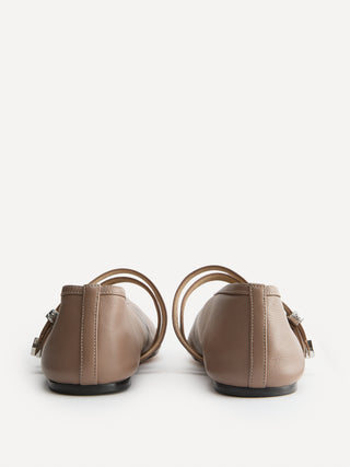 Ballet Claudia Slipper / Fango Leather