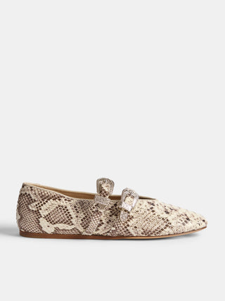 Classic Claudia / Roccia Leather Snake Effect