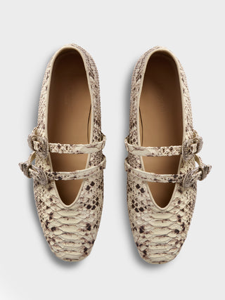 Classic Claudia / Roccia Leather Snake Effect