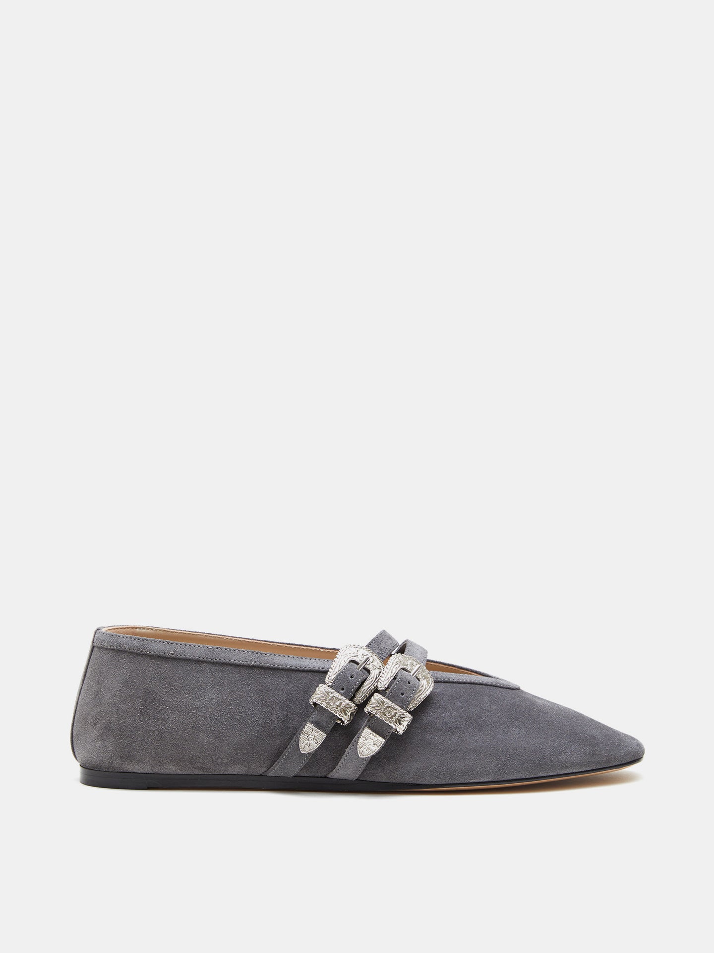 Ballet Claudia Slipper Anthracite Suede