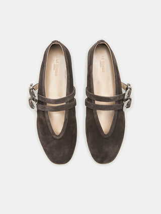 Ballet Claudia Slipper / Pepper Suede