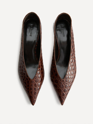 Le Monde Béryl - Babouche Kitten / Castagna Leather