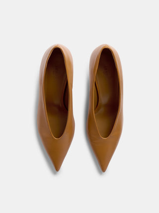 Le Monde Béryl - Babouche Kitten, Camel Leather