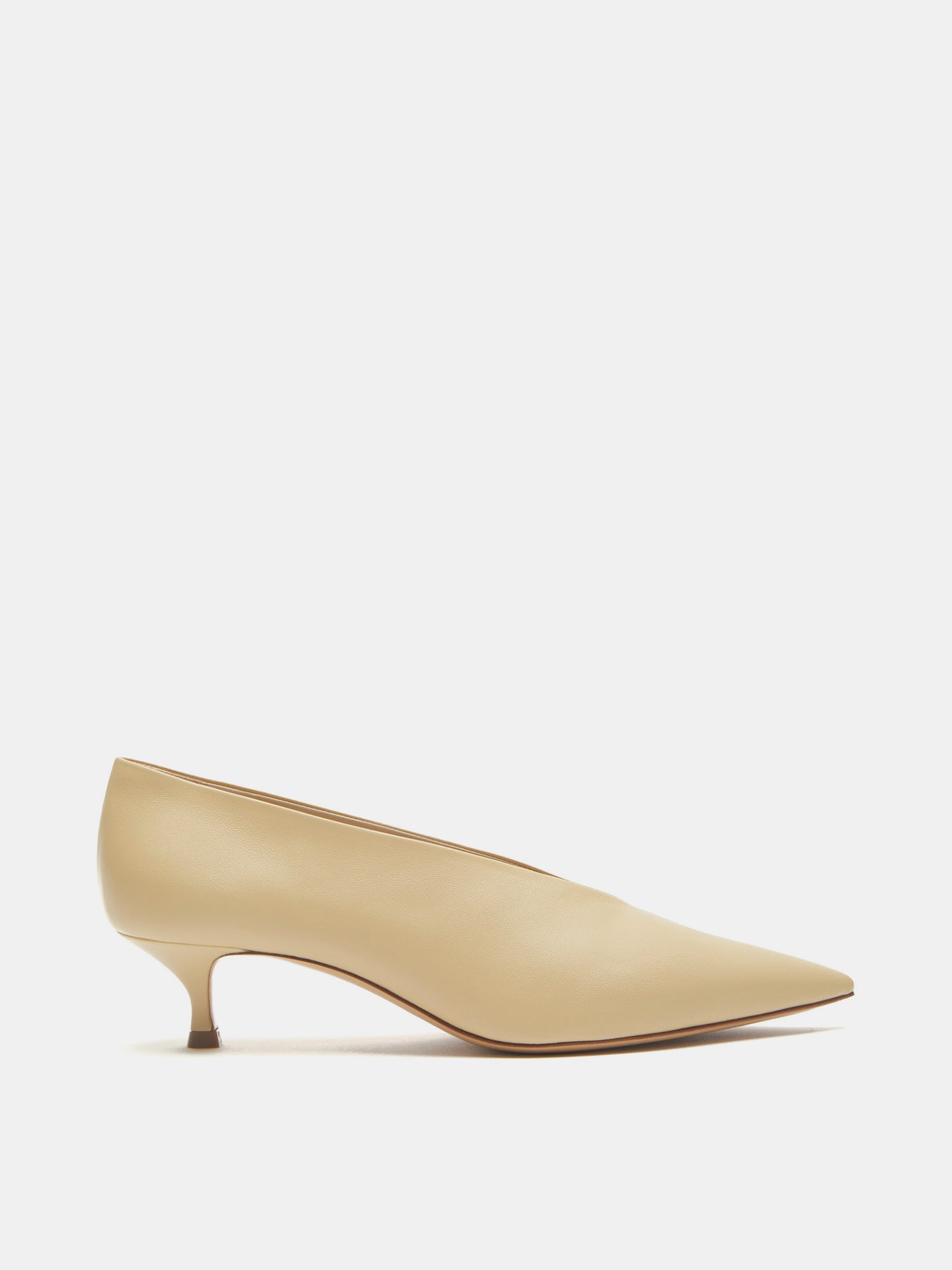 Babouche Kitten Custard Leather