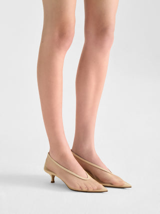 Le Monde Béryl - Babouche Kitten, Sand Mesh