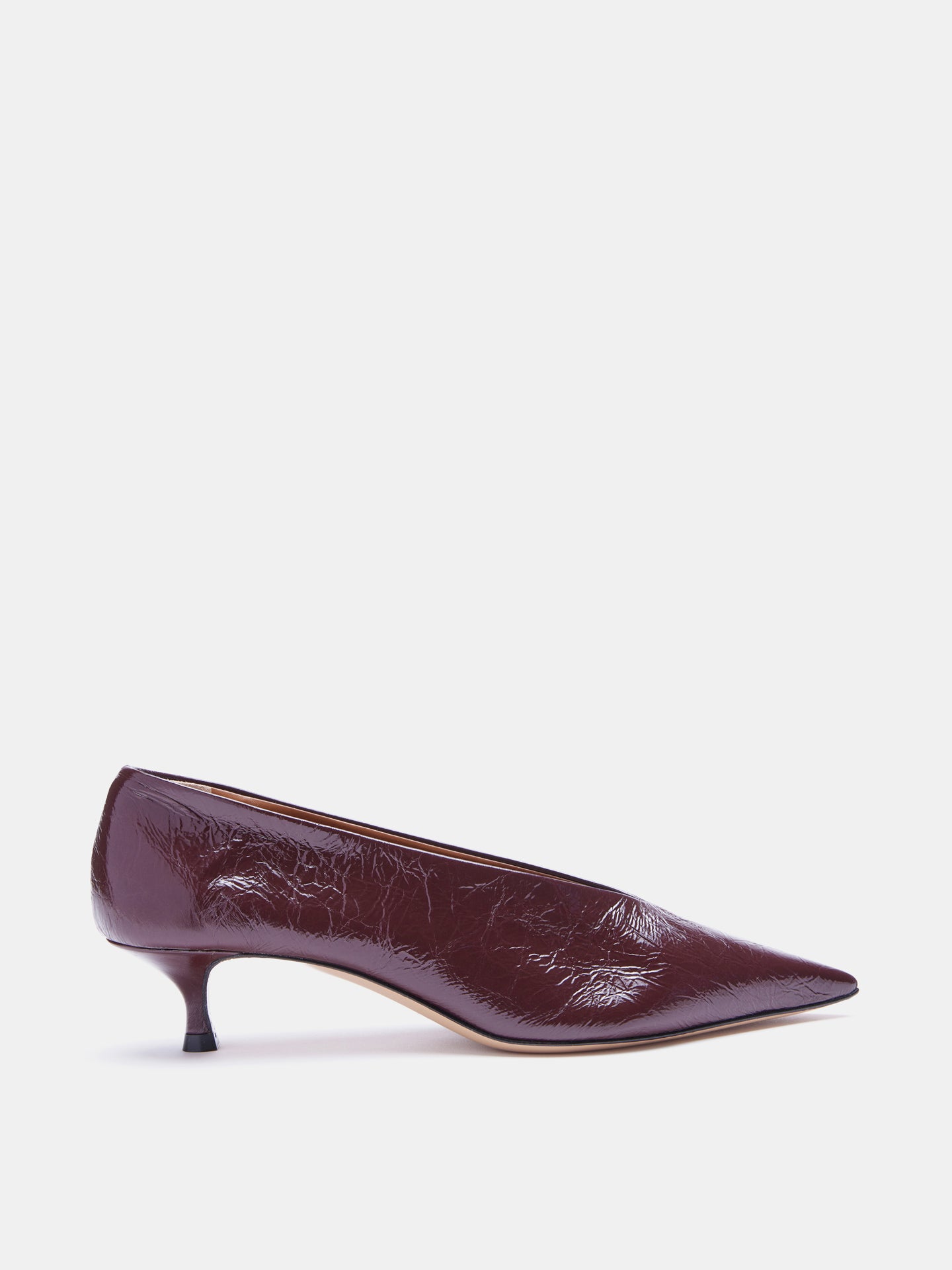 パンプス LE MONDE BERYL FW25 BABOUCHE KITTEN (BKT LEAPLU) Babouche Kitten / Aubergine Naplack