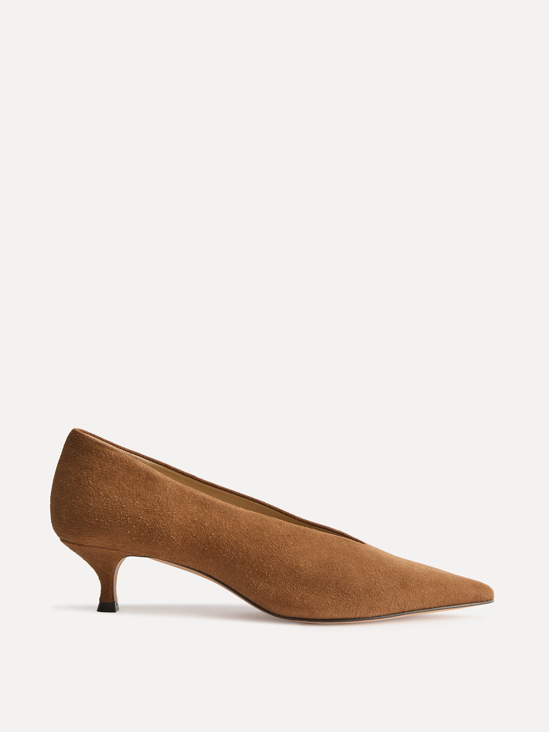 Le Monde Béryl Babouche Kitten Mokka Suede Slippers