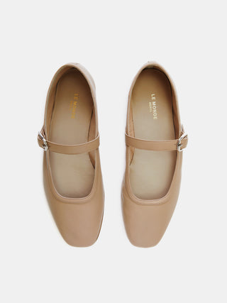 Ballet Mary Jane / Fawn Leather