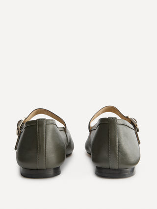 Ballet Mary Jane / Military Leather