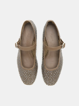 Ballet Mary Jane / Smoke Mesh Crystal
