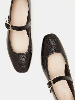 フラットシューズ LE MONDE BERYL FW25 BALLET MARY JANE (BMJ MCRSMO) Ballet Mary Jane / Black Patent Leather