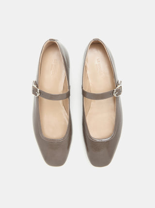 Ballet Mary Jane / Taupe Patent Leather