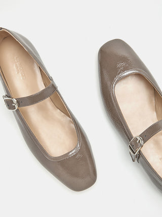 Ballet Mary Jane / Taupe Patent Leather