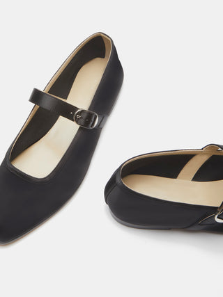 Ballet Mary Jane / Black Satin