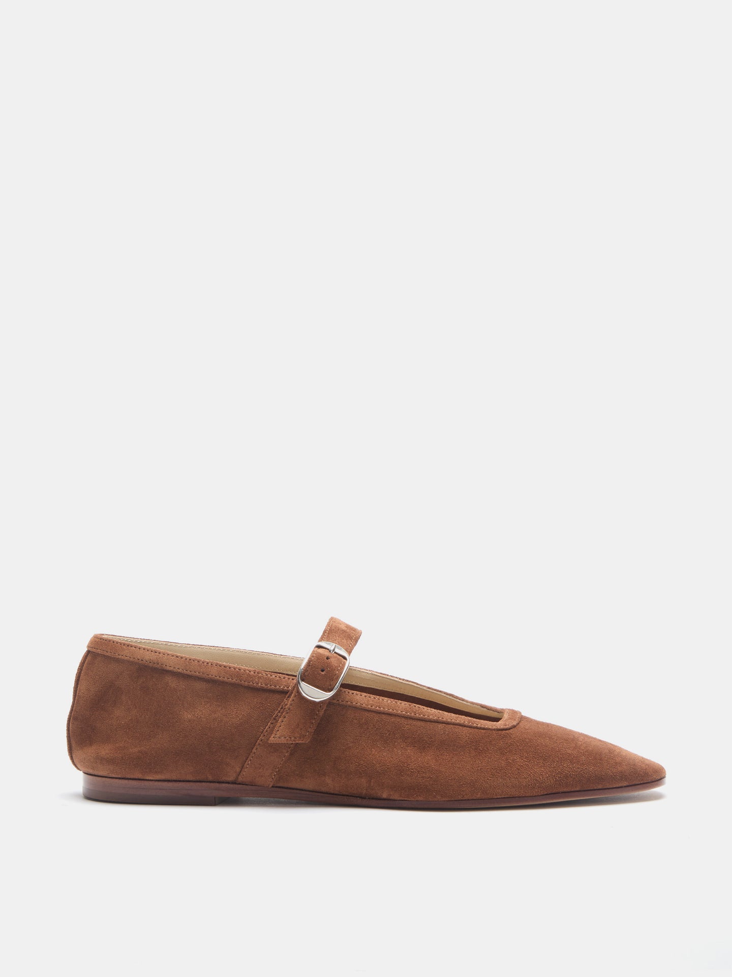 Ballet Mary Jane Cognac Suede