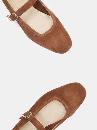 Le Monde Beryl – Ballet Mary Jane Cognac Leather