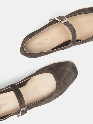 Ballet Mary Jane / Pepper Suede