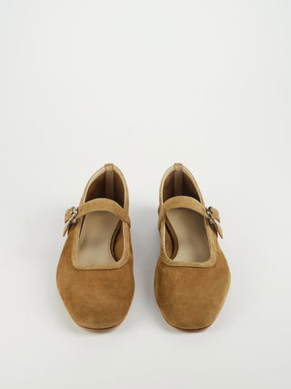 Ballet Mary Jane / Taupe Suede