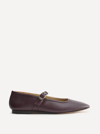 Ballet Mary Jane / Bordeaux Leather