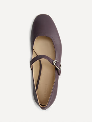 Ballet Mary Jane / Bordeaux Leather