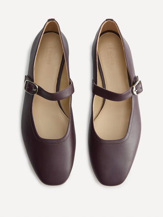 Ballet Mary Jane / Bordeaux Leather