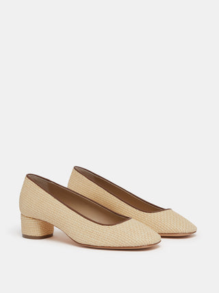 Ballet Pump / Beige Raffia