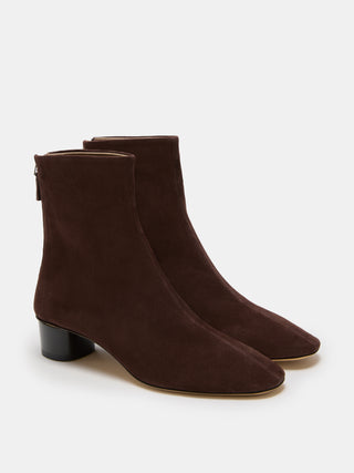 Le Monde Béryl - Carole Luna Pump Boot, chocolate suede