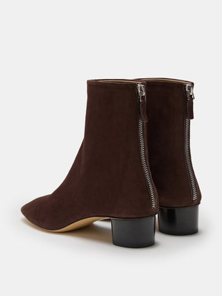 Le Monde Béryl - Carole Luna Pump Boot, chocolate suede