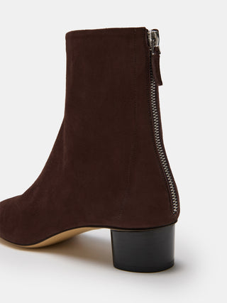Le Monde Béryl - Carole Luna Pump Boot, chocolate suede