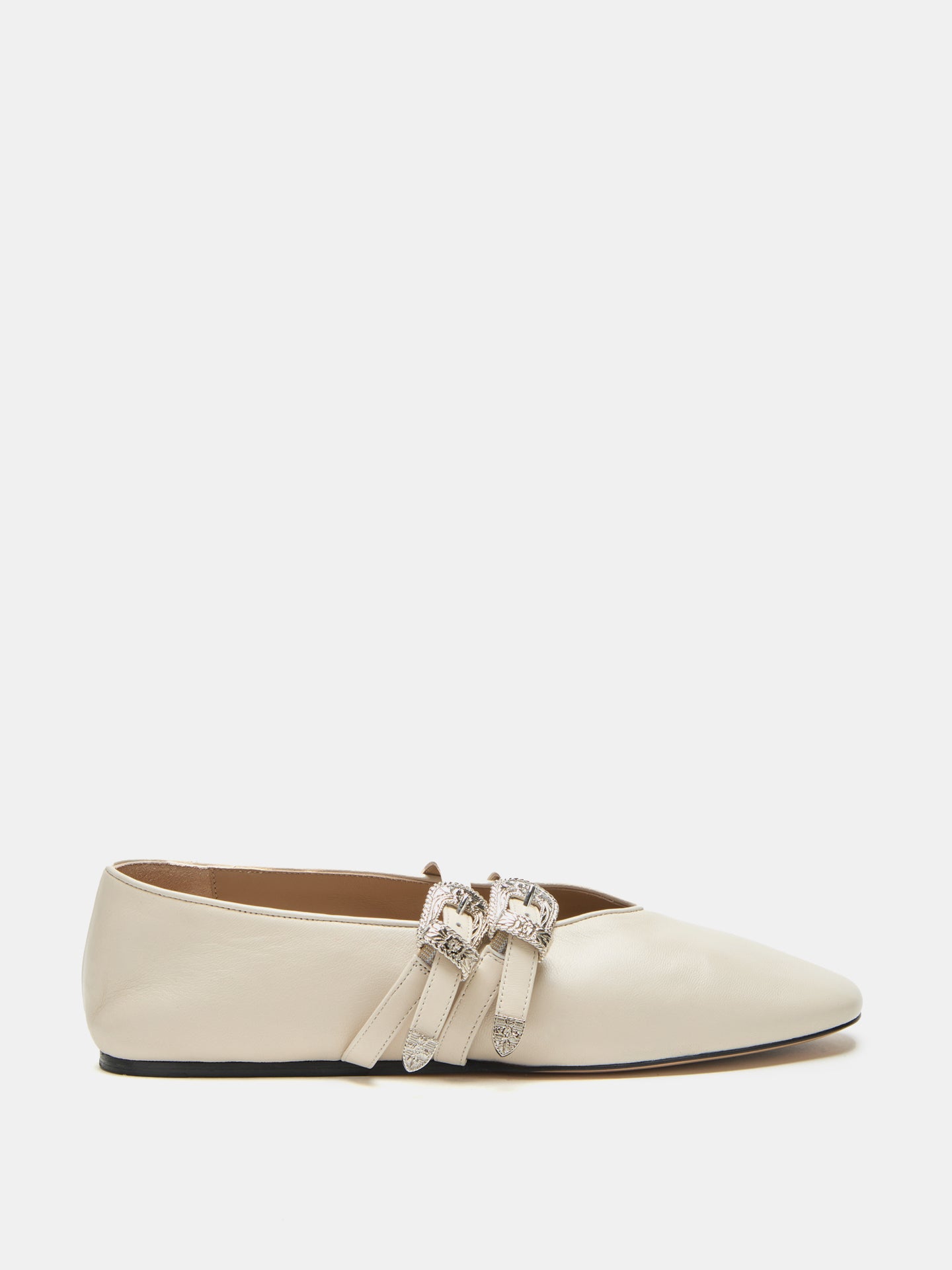 Classic Claudia Ecru Leather
