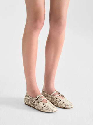 Classic Claudia / Roccia Leather Snake Effect