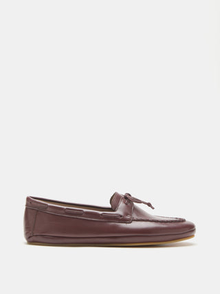 Driver Moccasin / Burgundy Leather