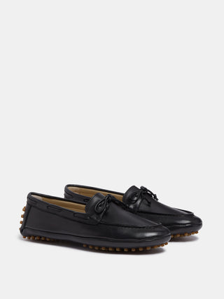 Driver Moccasin / Black Leather