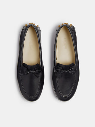 Driver Moccasin / Black Leather