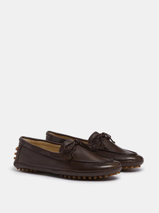 Le Monde Béryl - Driver Moccasin Chocolate Leather 
