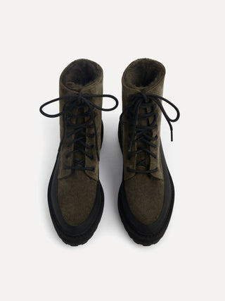 Le Monde Béryl - Dolomite Boot. Military Shearling