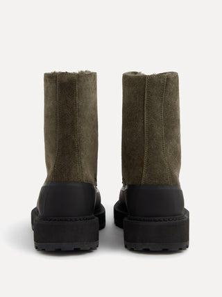 Le Monde Béryl - Dolomite Boot. Military Shearling