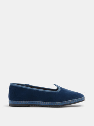 Le Monde Béryl - Kids Soft Venetian Slipper Jeans Velvet
