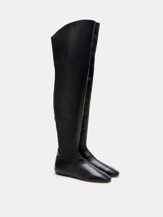 Luna Tall Boot / Black Leather