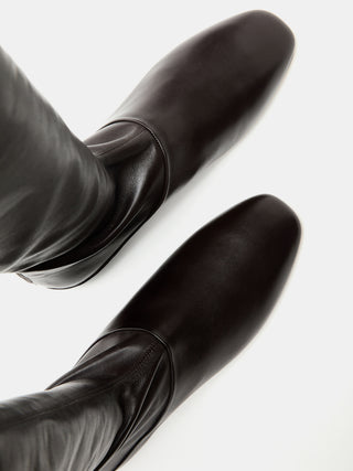 Luna Tall Boot / Chocolate Leather